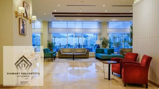 Lowest price for Chalet in Aroma Ain Sokhna finished with AC's and Natural gas with installments Over 10 years, sea and lagoon view.