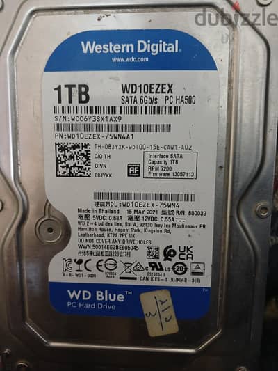 هارد HDD 1GB بحاله ممتازه