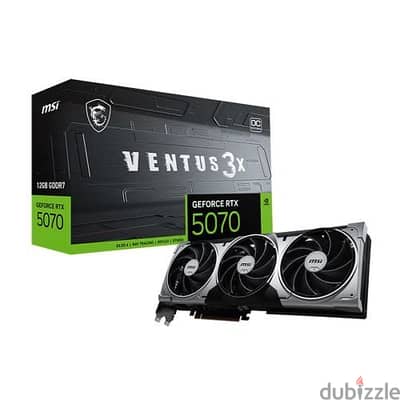 MSI Geforce RTX 5070 Ventus 3x - جديد