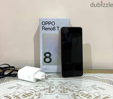 أوبو رينو 8T نسخة 256 جيجا بحالة ممتازة