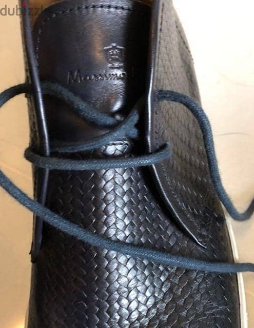 Massimo Dutti woven leather sneaker size 45 1