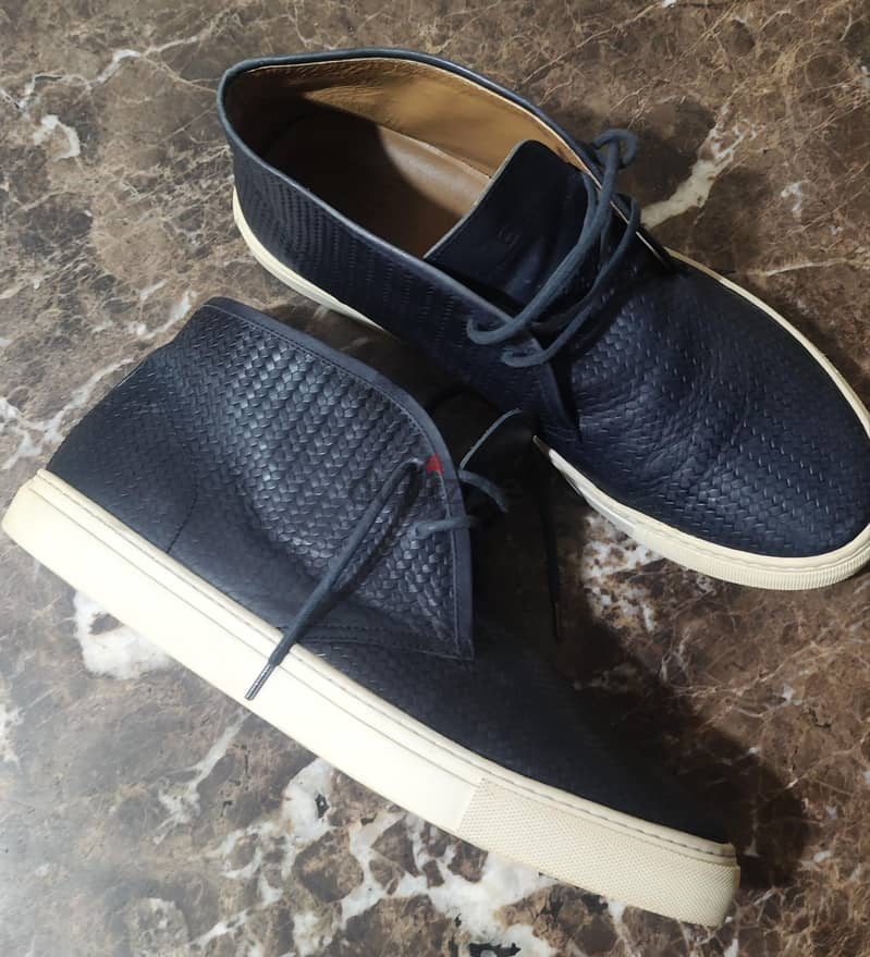 Massimo Dutti woven leather sneaker size 45 3