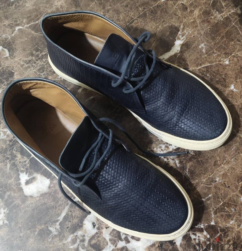 Massimo Dutti woven leather sneaker size 45 4