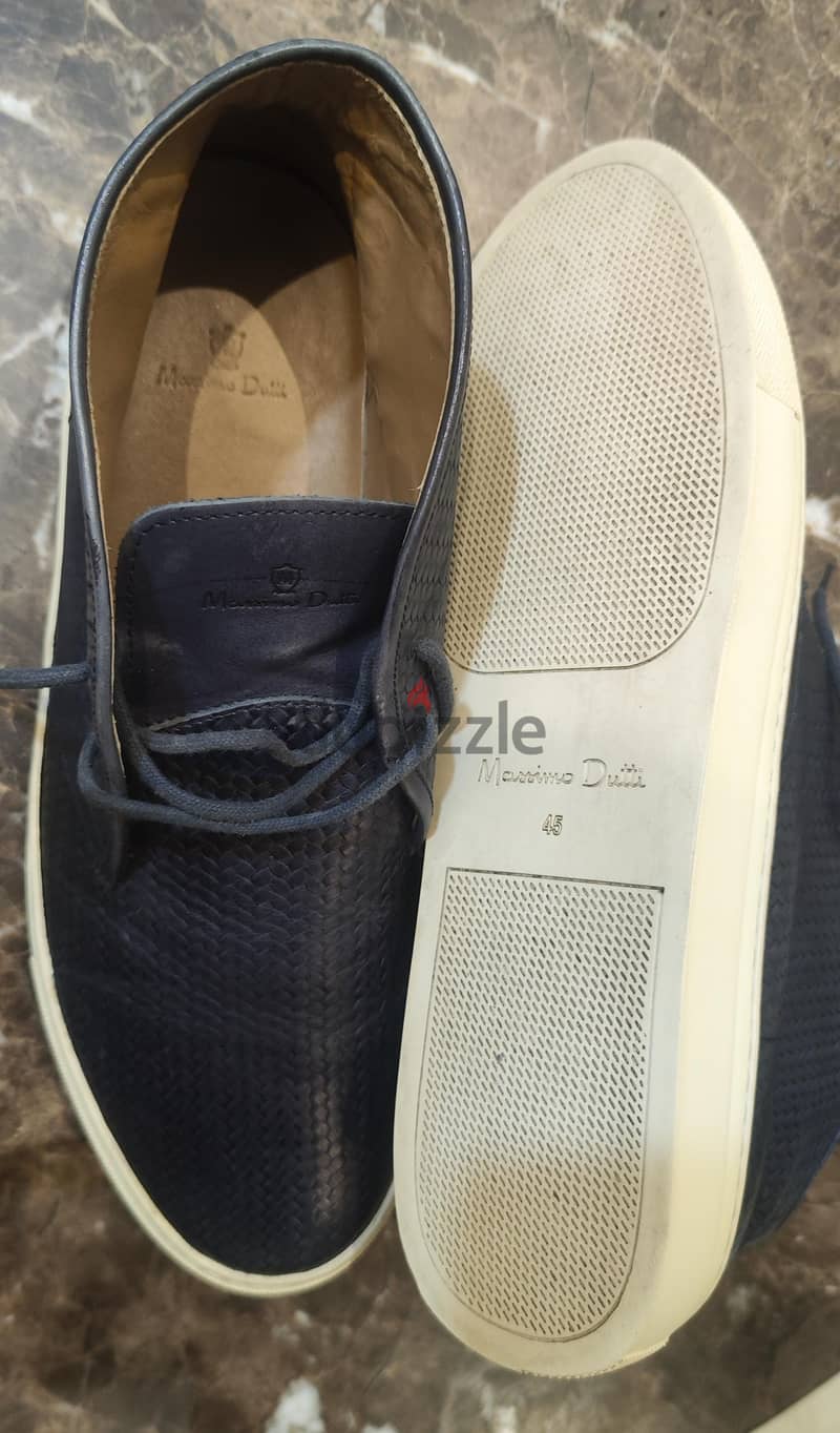 Massimo Dutti woven leather sneaker size 45 7