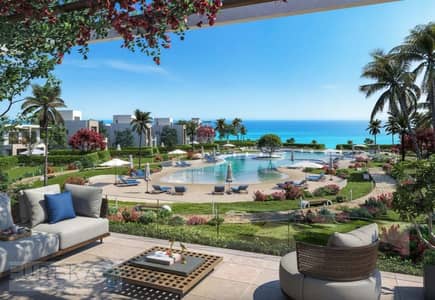 Chalet 2 Bedroom for sale Ready to move with a 24% Discount , Fully finished in Sea Shore Ras El Hekma