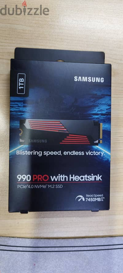 Samsung 990 pro with heatsink Nvme M. 2ssd