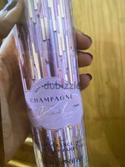 Champagne toast body splash bath and body