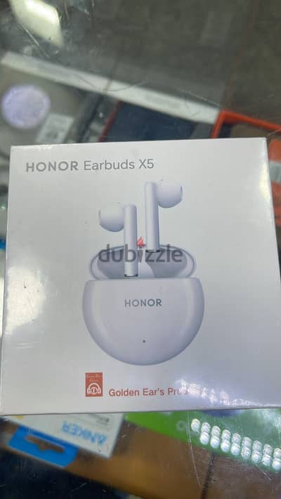 Honor Earbuds X5 Purple جديدة متبرشمة
