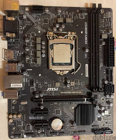 Motherboard h310m pro-vdh plus + i5-9400f