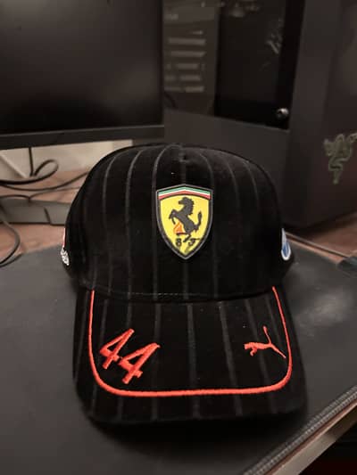 Black Pinstripe Ferrari (Lewis Hamilton #44)