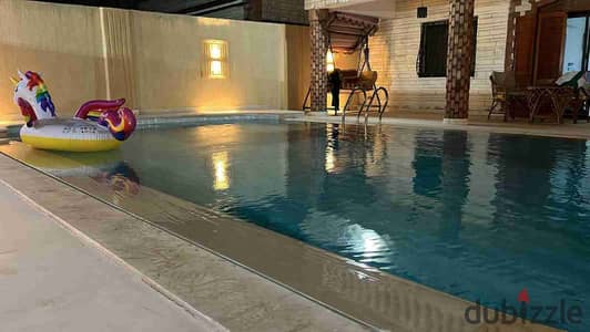 Duplex villa private pool for rent in Al-Shorouk Village