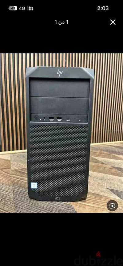 جهاز hp  z2 معالج cor i5 جيل تاسع  حرفيا بحالة الزيرو كامل