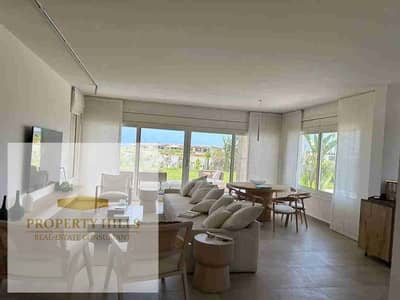 Chalet from El Abd with a direct lagoon view, fully finished with kitchen and air conditioning.