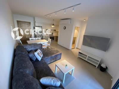 ستوديو ٨١م بحديقة ٥٠م مفروش بالكامل للإيجار  في مراسي مارينا 1 إعمار الساحل الشمالي Marassi Marina 1 لوكيشن مميز