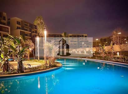 Apartment with full installments available at a special cash price for sale in Palm Hills Compound, New Cairo. Immediate delivery.