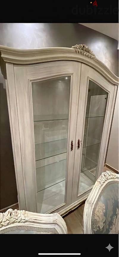 Vintage neoclassic storage- off white نيوكلاسيك نيش انتيك
