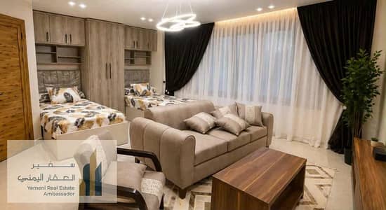 استوديو للبيع في المهندسين فاخر جدا مفروش فرش فندقي على السكن علطول مساحته 80 متر