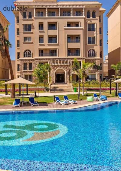 شقة متشطبة بالكامل ، استلام سنة ، بجوار الجامعة الأمريكية بالقاهرة الجديدة، في شارع التسعين بكمبوند 90 avenue