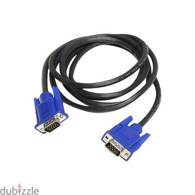 VGA cable designed for connecting PC, laptop, monitor, and projector