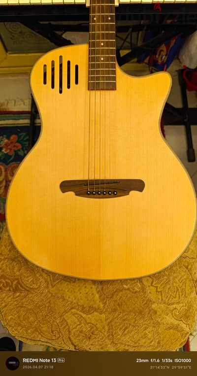 sqoe acoustic guitar with pickup