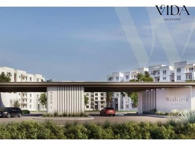 130 sqm Fully Finished Apartment for sale in West View Compound in New zayed directly on El Dabaa Road with 5% Down payment & installments until 10Y