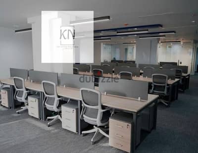 ورك استيشن مودرن للبيع – تصميم عملي وجودة عالية KN Office Furniture