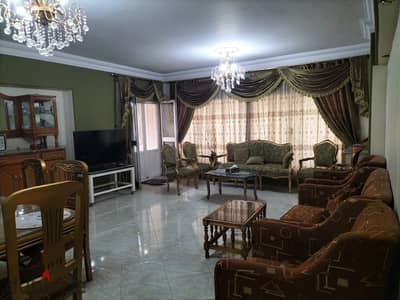 For urgent sale, an apartment of 156 sqm in Zahra Al-Maadi on the main street of the buildings of Al-Maadi Company for Development and Reconstruction