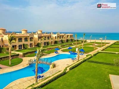 استلام فوري شاليه للبيع في لافيستا 6 متشطب بالكامل Ultra super lux صف اول بفيو ولوكيشن مميز دقايق من بورتو السحنه وتلال Lavista 6