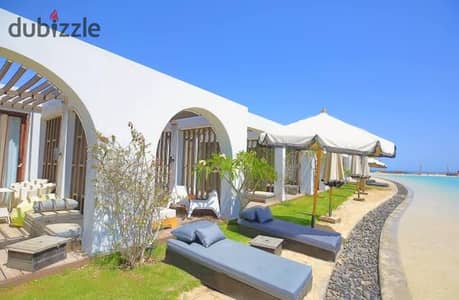 شاليه متشطب يرى البحر فى هاسيندا حنيش بالم هيلز بجانب سيلفر ساندس وسمر Hacienda Heneish