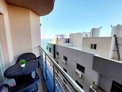 شقة مفروشة للإيجار 140م أول سكن ( كامب شيزار - بحر مباشر) 50,000ج شهريا
