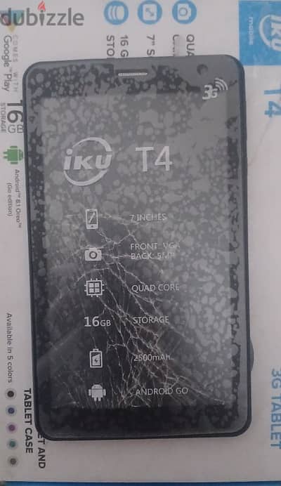 تابلت iKU محتاج شاشه بكرتونته