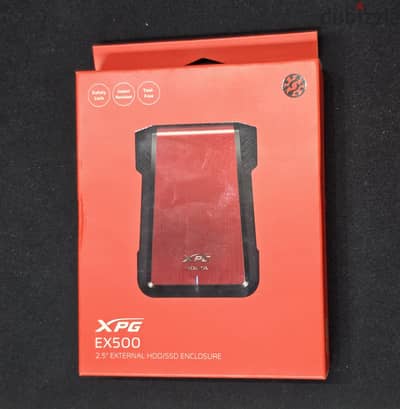 ADATA EX500 XPG 2.5inch External HDD/SSD Enclosure Rack -Red