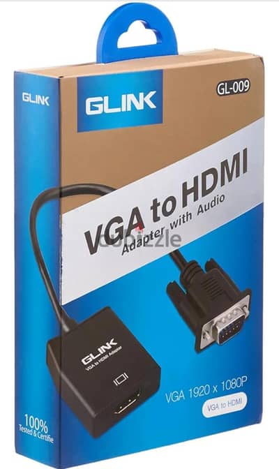 GLINK Vga to HDMI Adapter with Audio