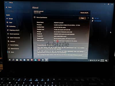 لابتوب Acer Aspire E5 جيل سابع i5 بحالة ممتازة للمذاكرة والشغل (لقطة)