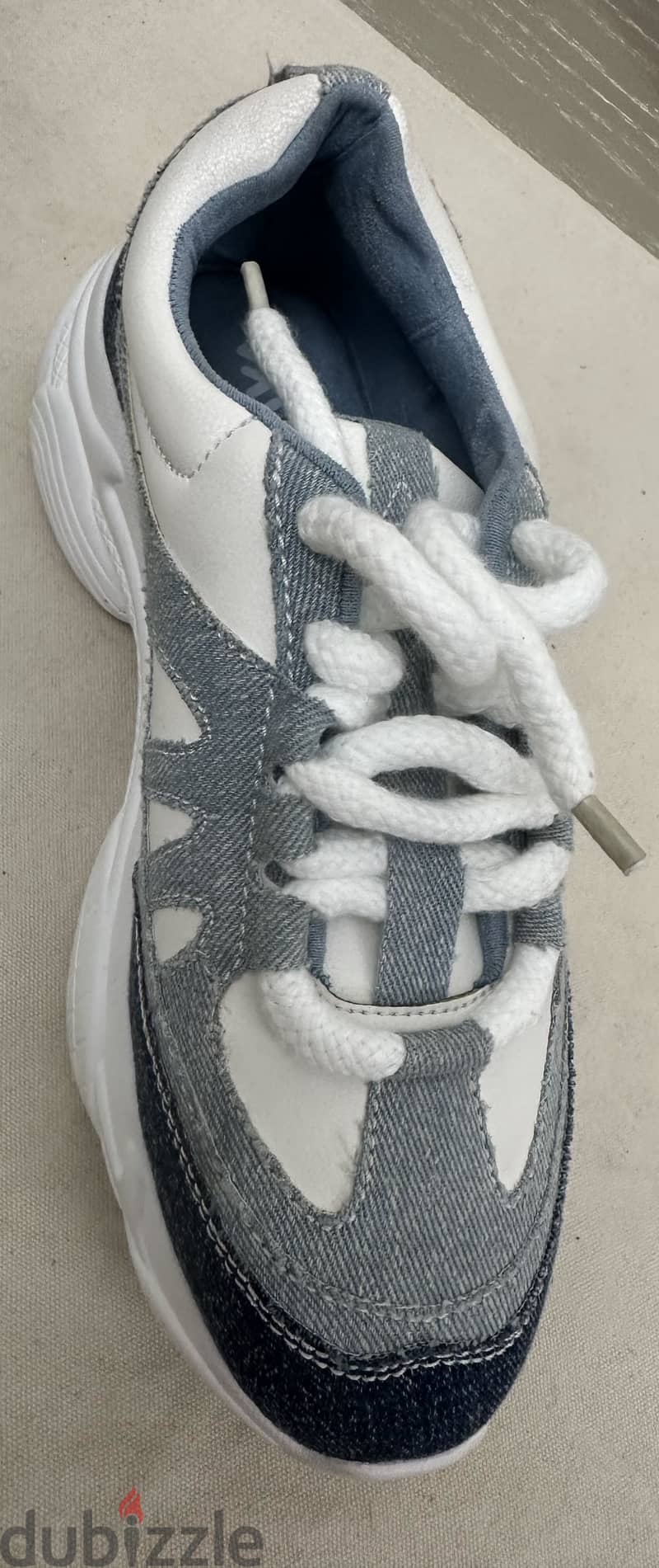 Blue and white sneaker 1