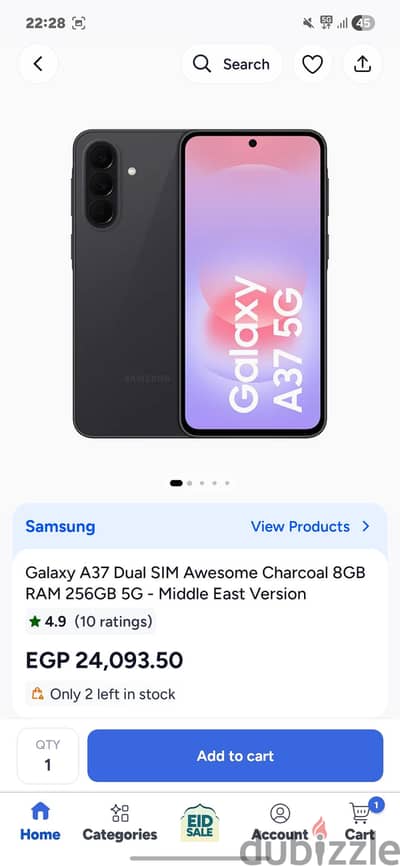 Samsung A37