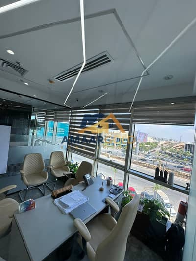 Prime Administrative Office for Rent on North Plus oposite to water way 2 in New Cairo  466 SQM Fully Finished