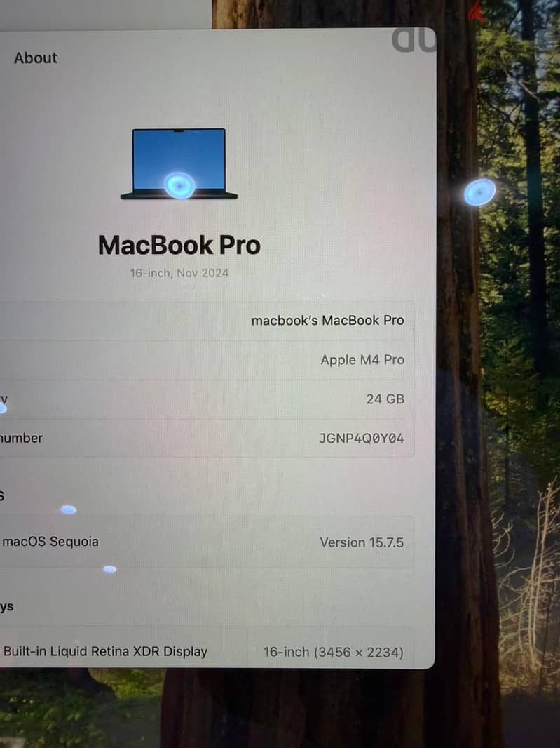 MacBook Pro 16’ - M4 pro 2
