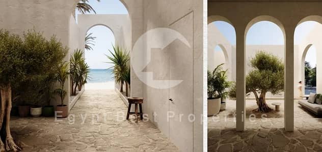 Chalet 3 Bedroom _ overlooking the lagoon_ near delivery_ in a prime location in Ogami Ras El Hekma.
