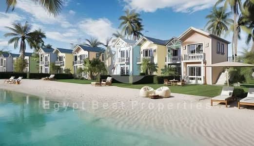 Chalet 2bedroom for sale  in crysta mountain view with garden Direct Lagoon, fully finished, 5% dp Over 9 years Installment