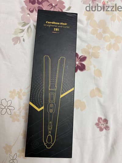 جهاز فرد شعر لاسلكي جديد Cordless Hair Straightener لم يُستخدم