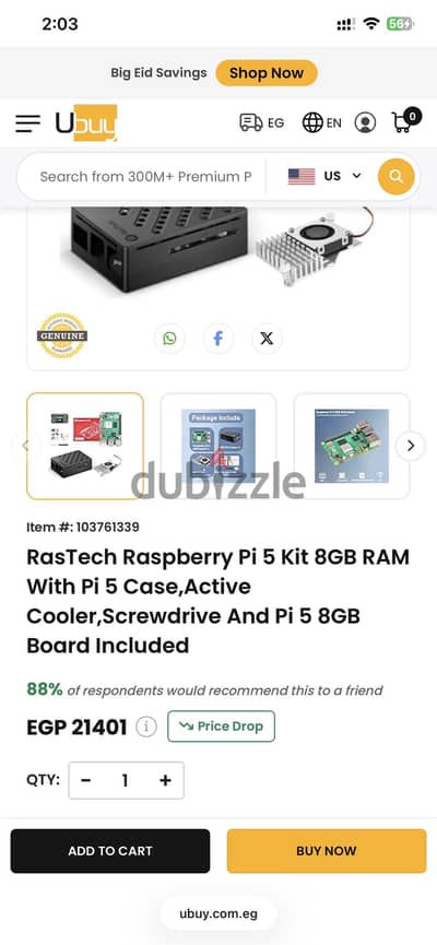 Raspberry pi 5 8GB RAM