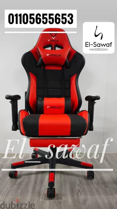 كرسي جيمنج،gaming chairكراسي ألعاب الفيديو،كرسي مكتب بمسند قدم،كرسي
