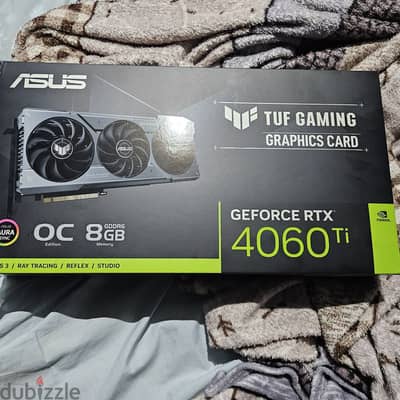 Asus TUF RTX 4060 Ti 8GB GDDR6 OC Edition Gaming Graphic Card
