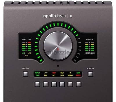 كارت صوت للمحترفين فقط Universal apollo twin quad core thunderbolt 2s
