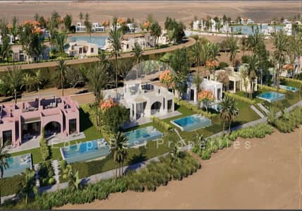 فيلا  للبيع في الجونة – البحر الأحمر، بإطلالة مباشرة مفتوحة على البحر واللاجون، تشطيب كامل من أوراسكوم، بمقدم 15% وتقسيط حتى 5 سنوات.