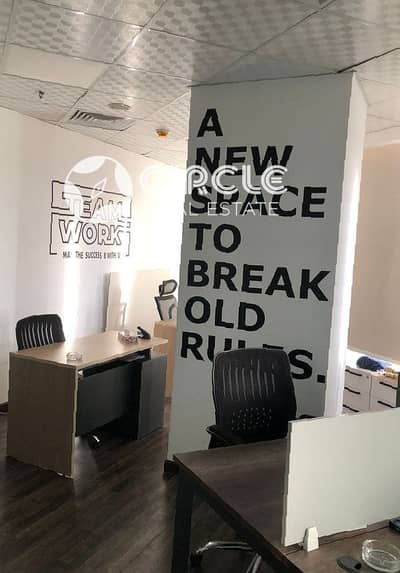 مكتب ١١٧م تشطيب كامل جاهز للتشغيل للإيجار في ميفيدا التجمع الخامس Mivida Business Park New Cairo near AUC