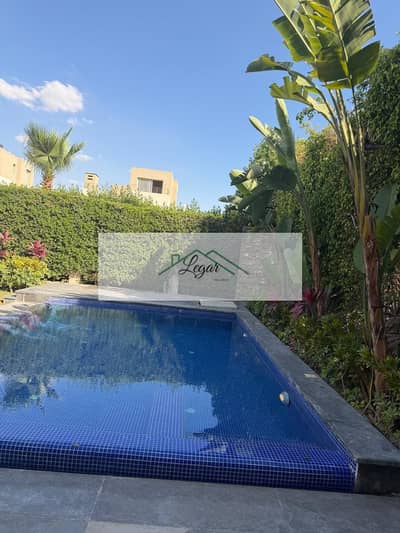 Villa for rent in Palm Valley Compound, 500 sq m, fully furnished with a swimming pool, at a special price.