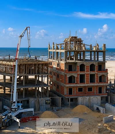 Own your unit now with a 25% down payment at the first sea front in New Damietta