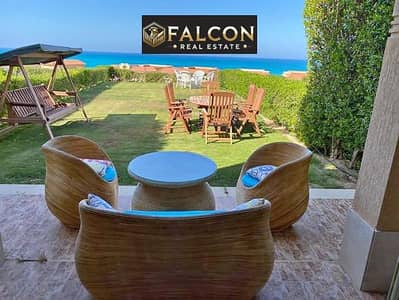 شاليه SEA VIEW صف اول استلام فوري متشطب علي لسان خليج راس الحكمه ف لافيستا